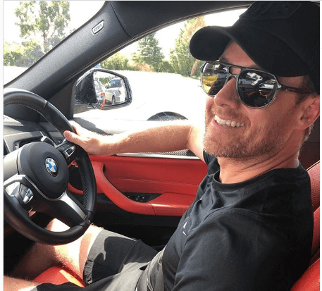 His BMW Car